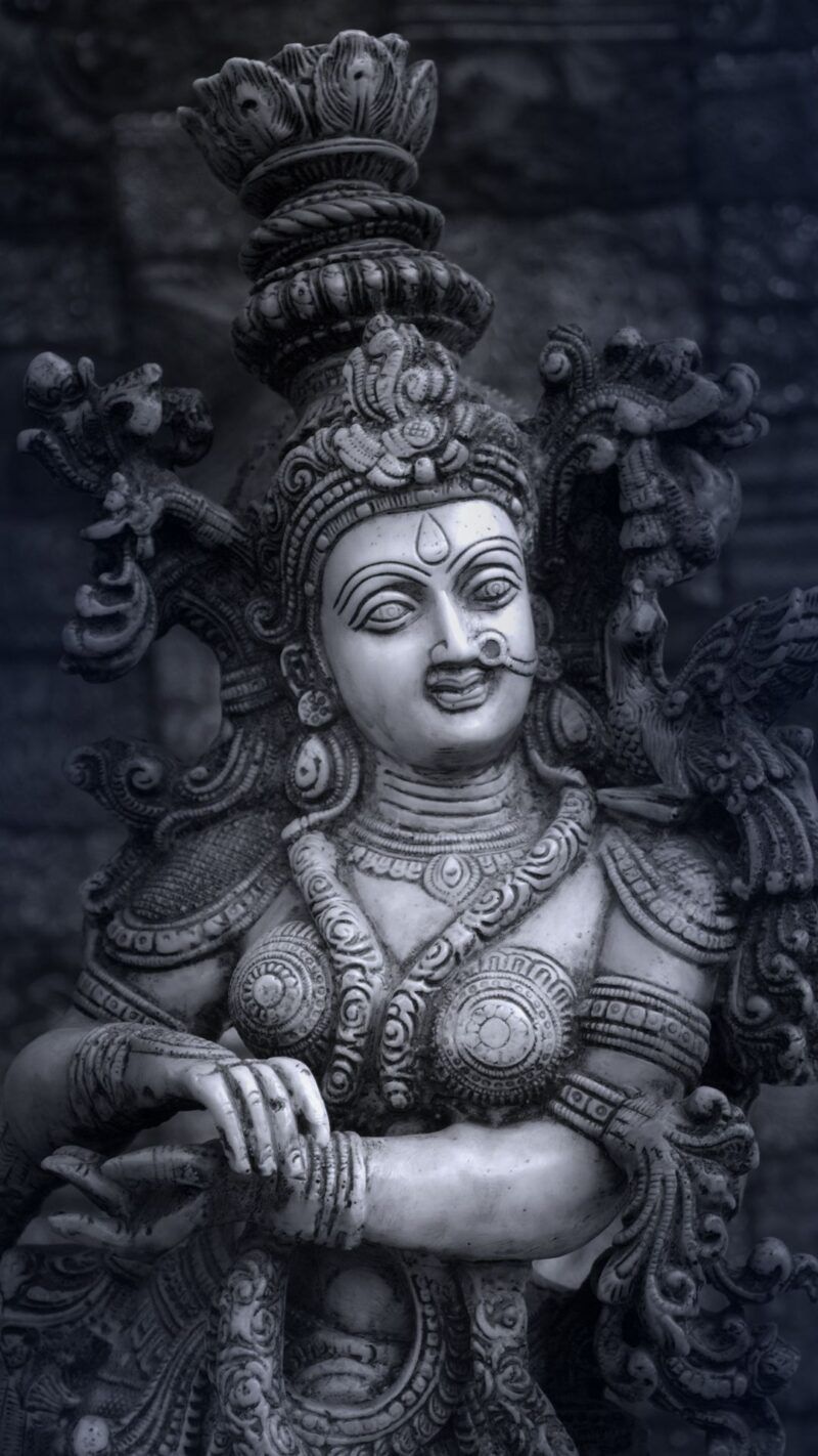 Sculpture of Indian Goddess Shakti